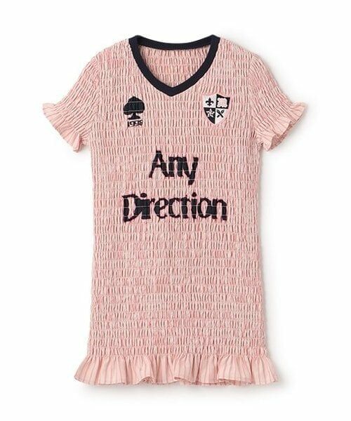 Mi-je / ミジェ ミニ丈・ひざ丈ワンピース | ギャザーロゴワンピース【韓国ファッション】 | 詳細3