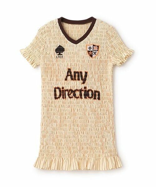 Mi-je / ミジェ ミニ丈・ひざ丈ワンピース | ギャザーロゴワンピース【韓国ファッション】 | 詳細4