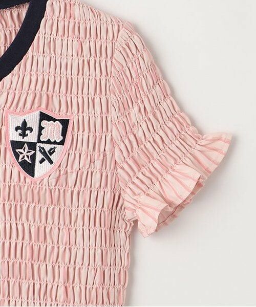 Mi-je / ミジェ ミニ丈・ひざ丈ワンピース | ギャザーロゴワンピース【韓国ファッション】 | 詳細7