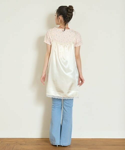 Mi-je / ミジェ ミニ丈・ひざ丈ワンピース | ランジェリー風キャミワンピース【韓国ファッション】 | 詳細1