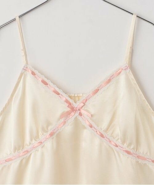 Mi-je / ミジェ ミニ丈・ひざ丈ワンピース | ランジェリー風キャミワンピース【韓国ファッション】 | 詳細5
