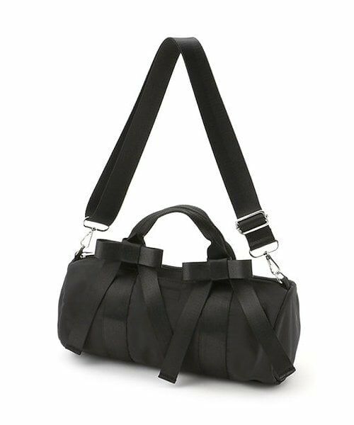 Mi-je / ミジェ ショルダーバッグ | リボンつき2WAYボストン【韓国ファッション】（黒）