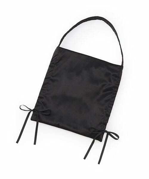 Mi-je / ミジェ トートバッグ | シャーリングトート【韓国ファッション】（黒）