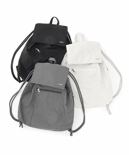 Mi-je / ミジェ リュック・バックパック | ナイロンナップサック【韓国ファッション】 | 詳細12