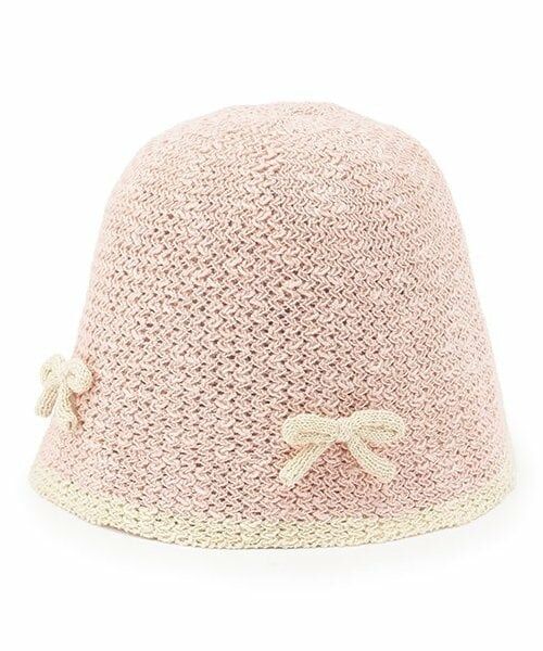 Mi-je / ミジェ ハット | リボンチューリップハット【韓国ファッション】（ピンク）