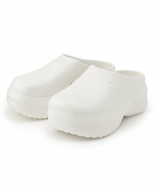 Mi-je / ミジェ サンダル | ボリュームサボサンダル【韓国ファッション】（オフ ホワイト）