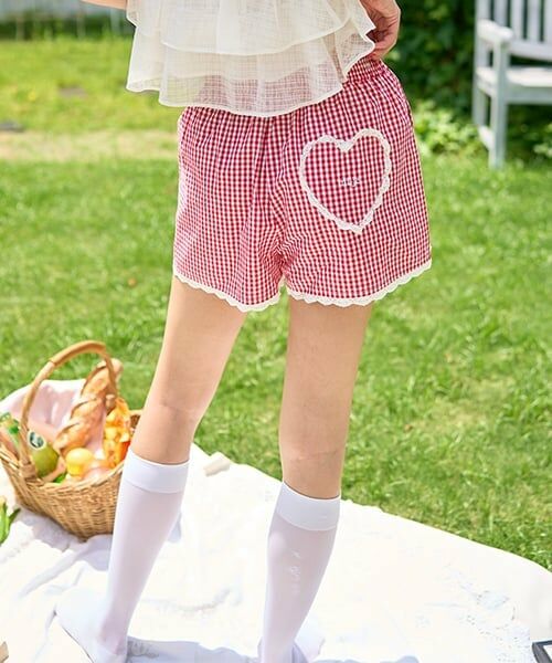 Mi-je / ミジェ ショート・ハーフ・半端丈パンツ | ギンガムチェックショートパンツ【韓国ファッション】 | 詳細1