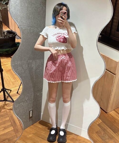 Mi-je / ミジェ ショート・ハーフ・半端丈パンツ | ギンガムチェックショートパンツ【韓国ファッション】 | 詳細13