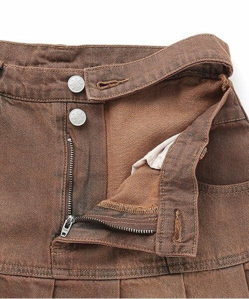 Mi-je / ミジェ ミニ・ひざ丈スカート | カラーデニムミニスカート | 詳細9