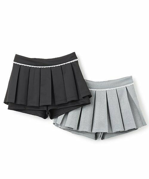 Mi-je / ミジェ ショート・ハーフ・半端丈パンツ | ダンボールプリーツミニスカパン【韓国ファッション】 | 詳細10