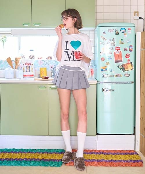 Mi-je / ミジェ ショート・ハーフ・半端丈パンツ | ダンボールプリーツミニスカパン【韓国ファッション】 | 詳細3