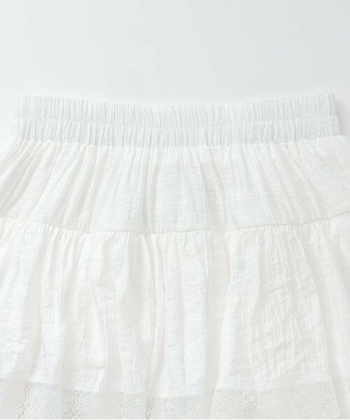 Mi-je / ミジェ ショート・ハーフ・半端丈パンツ | レースティアードスカパン【韓国ファッション】 | 詳細3