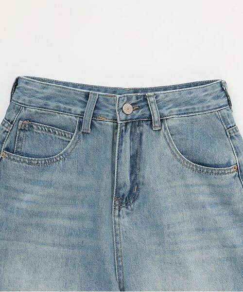 Mi-je / ミジェ ショート・ハーフ・半端丈パンツ | デニム5分丈ショートパンツ | 詳細3