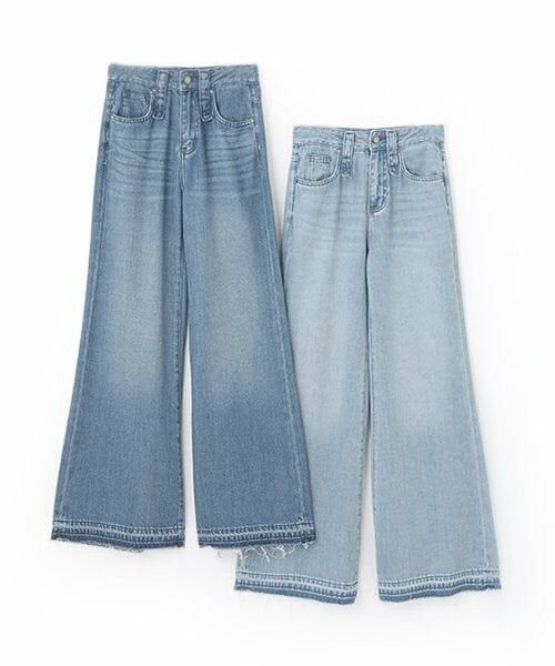 Mi-je / ミジェ その他パンツ | デニム裾加工ワイドパンツ【韓国ファッション】 | 詳細12