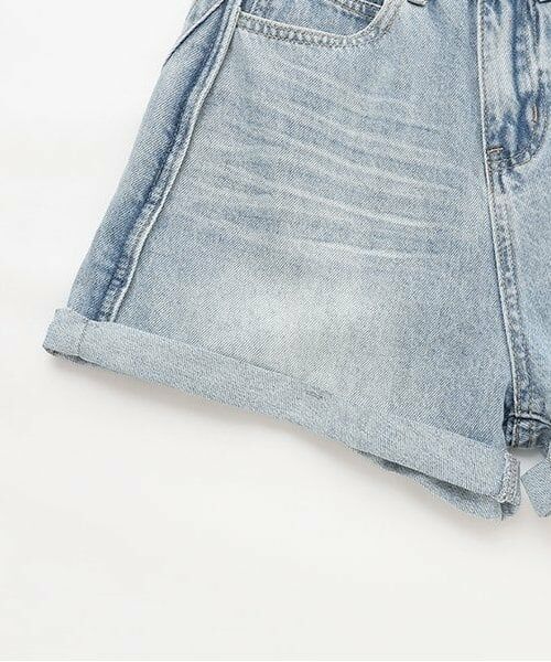 Mi-je / ミジェ ショート・ハーフ・半端丈パンツ | デニムロールアップショートパンツ | 詳細6