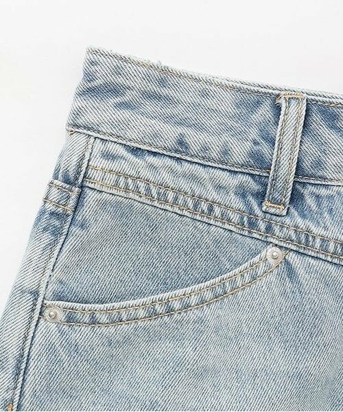 Mi-je / ミジェ ショート・ハーフ・半端丈パンツ | デニム台形スカパン | 詳細7