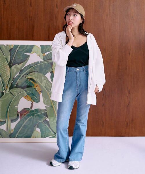 Mi-je / ミジェ その他パンツ | ロゴ刺繍デニムパンツ【韓国ファッション】 | 詳細5