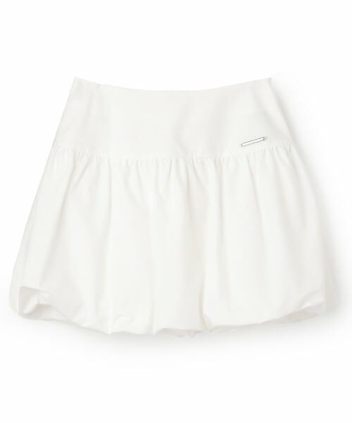 Mi-je / ミジェ ミニ・ひざ丈スカート | プレート付バルーンスカート【韓国ファッション】 | 詳細6