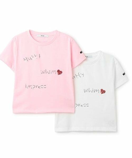Mi-je / ミジェ Tシャツ | スパンコールロゴ半袖Tシャツ【韓国ファッション】 | 詳細13