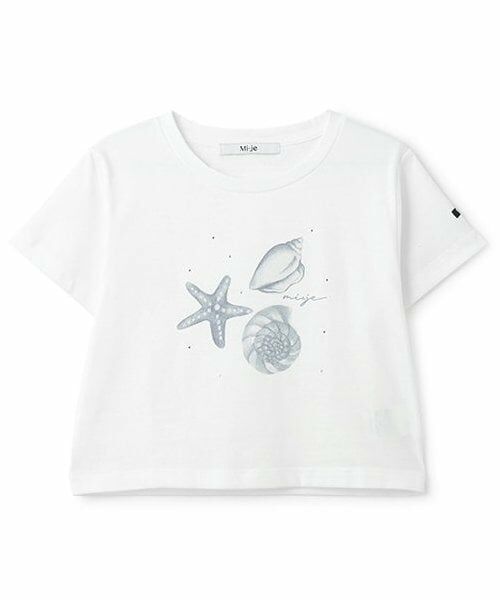 Mi-je / ミジェ Tシャツ | シェルイラスト半袖Tシャツ【韓国ファッション】 | 詳細3