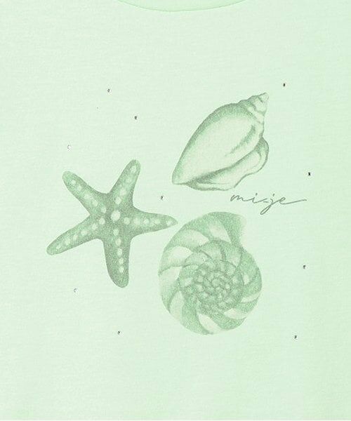 Mi-je / ミジェ Tシャツ | シェルイラスト半袖Tシャツ【韓国ファッション】 | 詳細9
