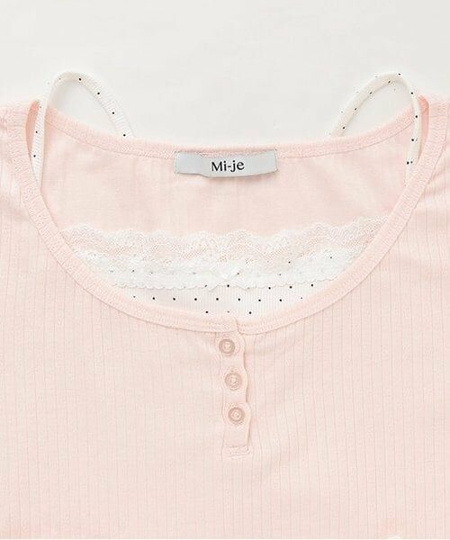 Mi-je / ミジェ Tシャツ | ViVi9月号掲載ドットキャミレイヤードトップス【韓国ファッション】 | 詳細11