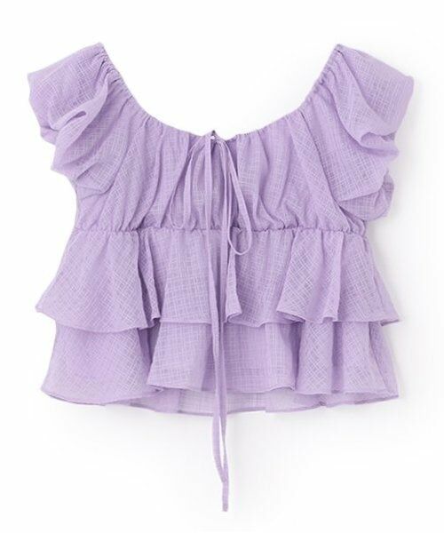 Mi-je / ミジェ シャツ・ブラウス | ティアードシアーチェックブラウス【韓国ファッション】 | 詳細2