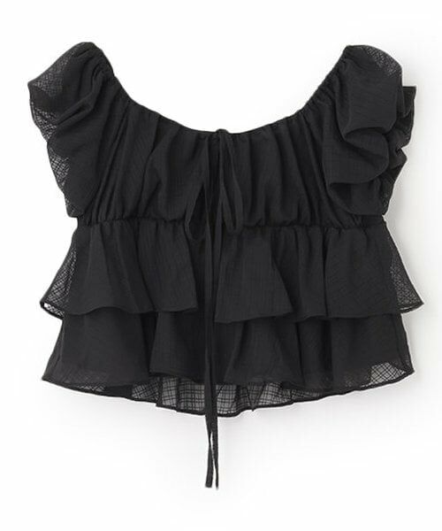 Mi-je / ミジェ シャツ・ブラウス | ティアードシアーチェックブラウス【韓国ファッション】 | 詳細3