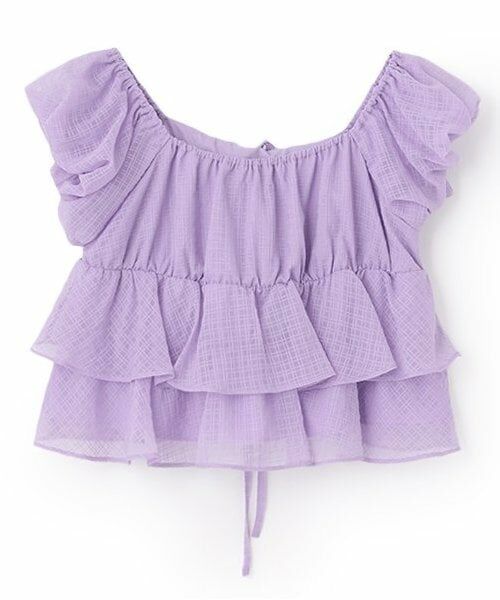 Mi-je / ミジェ シャツ・ブラウス | ティアードシアーチェックブラウス【韓国ファッション】 | 詳細4