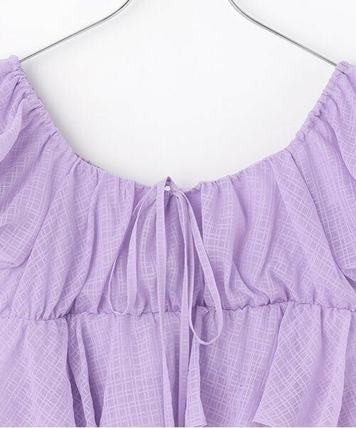 Mi-je / ミジェ シャツ・ブラウス | ティアードシアーチェックブラウス【韓国ファッション】 | 詳細5