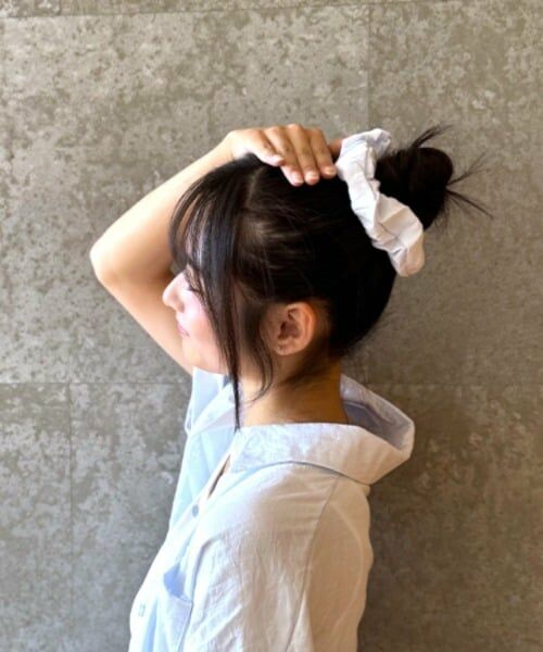 Mi-je / ミジェ シャツ・ブラウス | シュシュつきシャツインナーセット【韓国ファッション】 | 詳細2