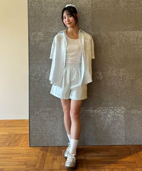 Mi-je / ミジェ シャツ・ブラウス | シュシュつきシャツインナーセット【韓国ファッション】 | 詳細3