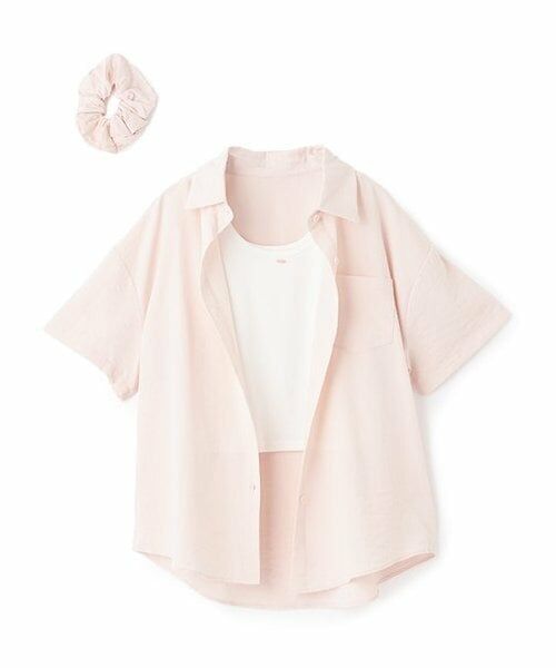 Mi-je / ミジェ シャツ・ブラウス | シュシュつきシャツインナーセット【韓国ファッション】 | 詳細7