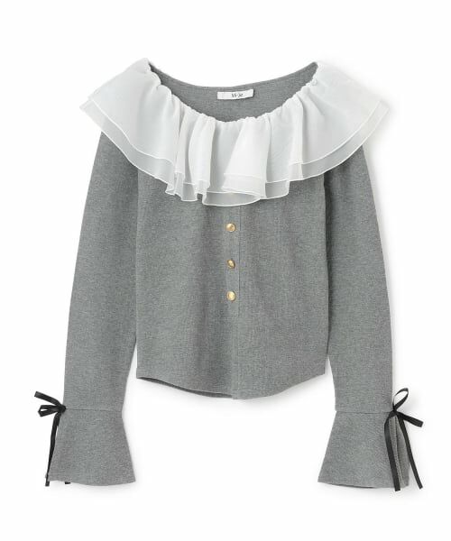 Mi-je / ミジェ ニット・セーター | フリルオフショルプルオーバー【韓国ファッション】 | 詳細6