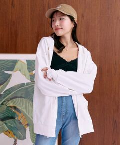 Mi-je / ミジェ スウェット | ロゴ刺繍ルーズパーカ【韓国ファッション】