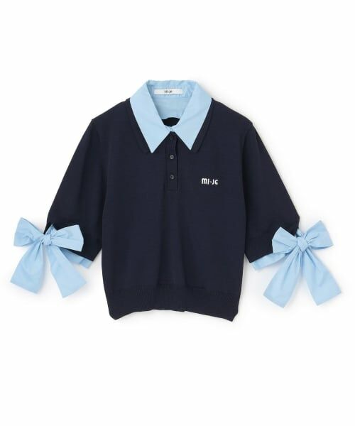 Mi-je / ミジェ ニット・セーター | リボンスリーブレイヤードニット【韓国ファッション】 | 詳細6