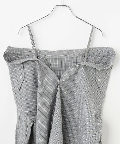 Mi-je / ミジェ シャツ・ブラウス | ロゴプレート付チェックシャツ【韓国ファッション】 | 詳細11