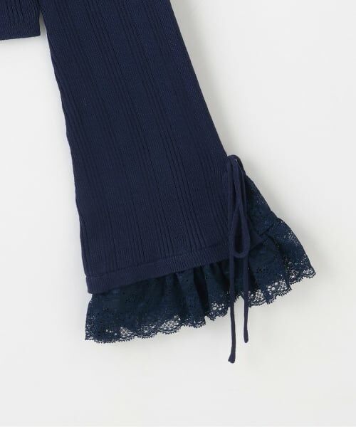 Mi-je / ミジェ ニット・セーター | フリルレースニットカーディガン【韓国ファッション】 | 詳細9