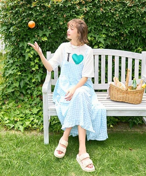 Mi-je / ミジェ ミニ丈・ひざ丈ワンピース | ギンガムチェックキャミワンピース【韓国ファッション】 | 詳細3