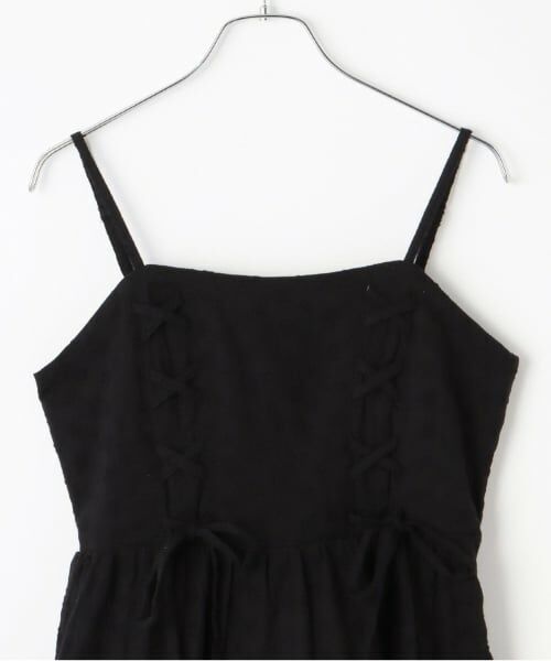 Mi-je / ミジェ ミニ丈・ひざ丈ワンピース | レースアップキャミワンピース【韓国ファッション】 | 詳細9