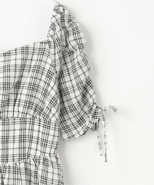 Mi-je / ミジェ ミニ丈・ひざ丈ワンピース | 袖シャーリングワンピース【韓国ファッション】 | 詳細10