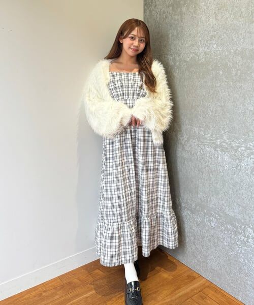 Mi-je / ミジェ ミニ丈・ひざ丈ワンピース | 袖シャーリングワンピース【韓国ファッション】 | 詳細5