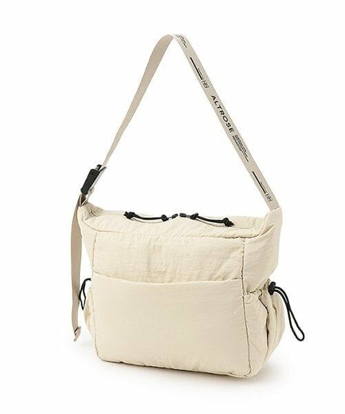 Mi-je / ミジェ ショルダーバッグ | テープロゴショルダー【韓国ファッション】（アイボリー）