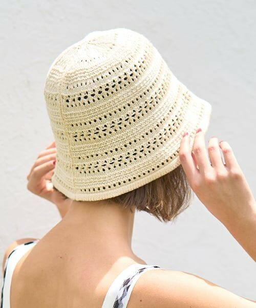 Mi-je / ミジェ ハット | 透かしニットサーモハット【韓国ファッション】 | 詳細1