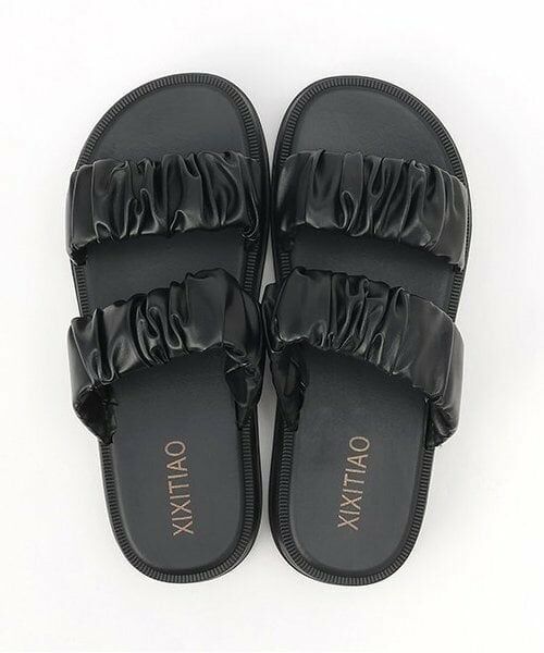 Mi-je / ミジェ サンダル | ギャザーバンドサンダル【韓国ファッション】 | 詳細5