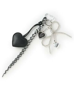 Mi-je / ミジェ ブローチ・コサージュ | レザーハートチャーム【韓国ファッション】