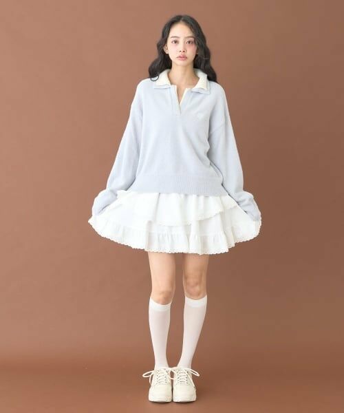 Mi-je / ミジェ ミニ・ひざ丈スカート | ティアードフリルミニスカート【韓国ファッション】 | 詳細2