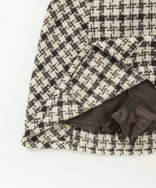 Mi-je / ミジェ ミニ・ひざ丈スカート | ツイードレースアップスカート【韓国ファッション】 | 詳細11