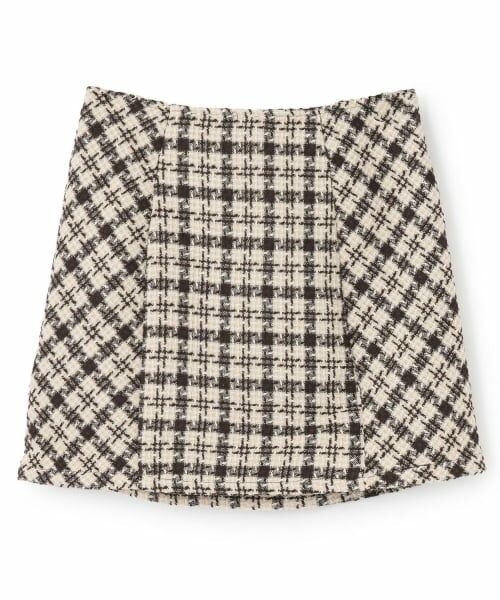 Mi-je / ミジェ ミニ・ひざ丈スカート | ツイードレースアップスカート【韓国ファッション】 | 詳細5