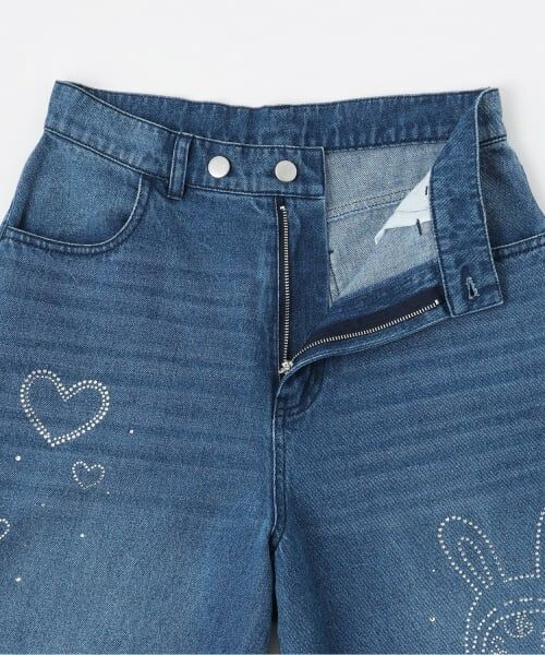 Mi-je / ミジェ その他パンツ | 【ベリエちゃん】ラインストーンデニムパンツ | 詳細4